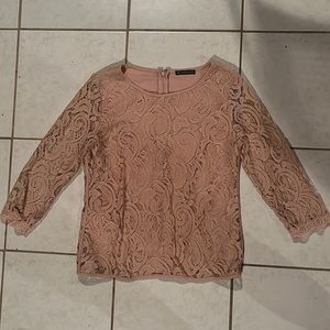 Adrianna Papell Size Small Pale Pink